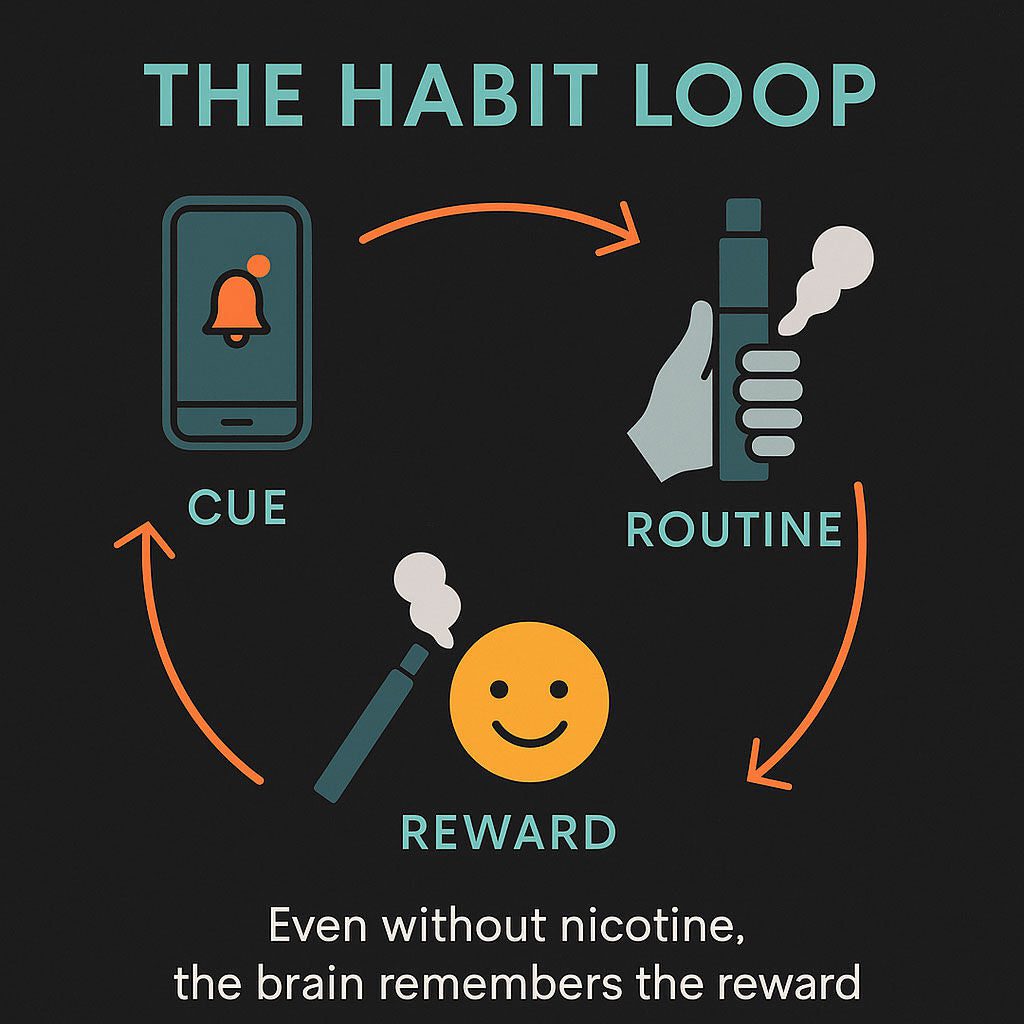 The Behavioral Side of Nicotine Alternatives Infographic | Ruthless Vapor