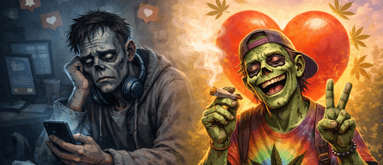 Emotional Zombies: How Weed Can Teach Us to Feel (Again)