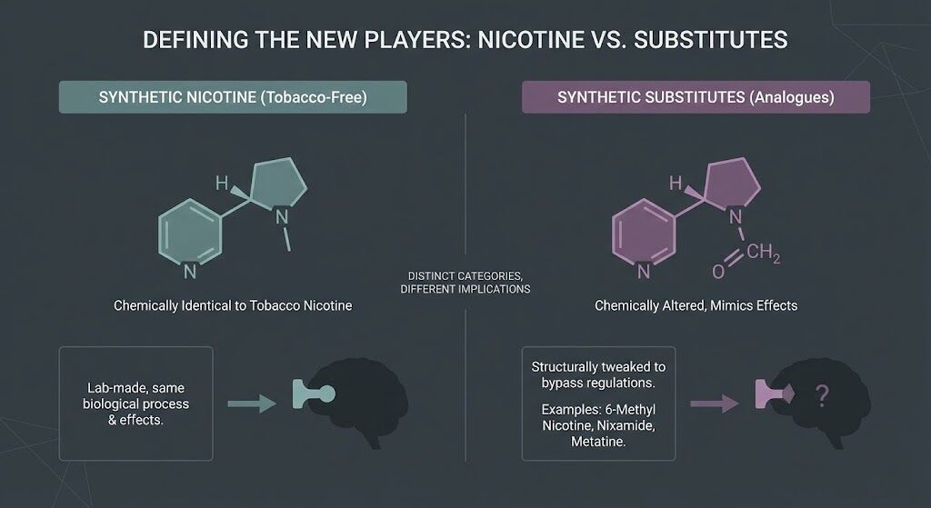 Nixamide vs Substitutes Infographic | Ruthless Vapor