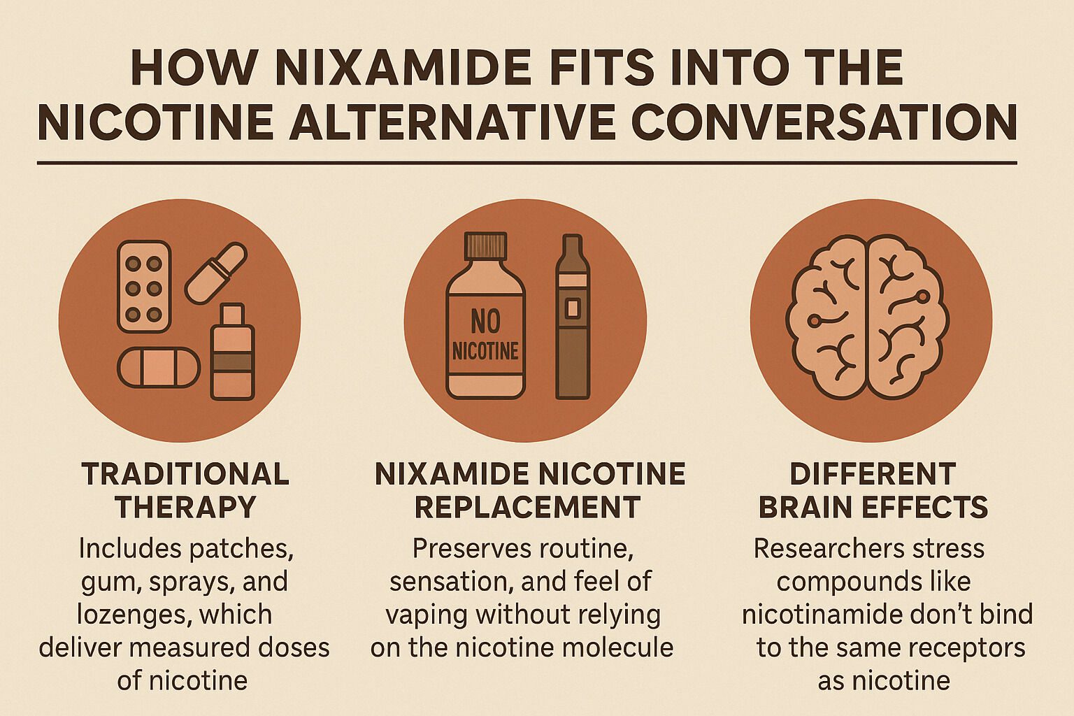 How Nixamide Fits Into the Nicotine Alternative Conversation Infographic | Ruthless Vapor